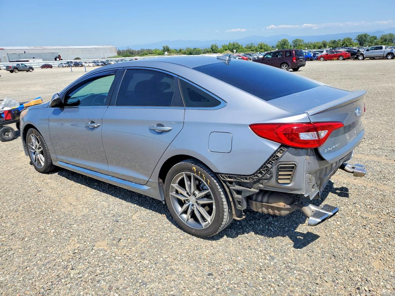 2017 Hyundai Sonata Sport 2.0t Серебряный vin: 5NPE34ABXHH579047