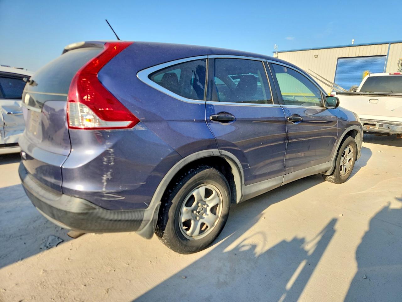 2013 Honda Cr-v Lx Blue vin: 3CZRM3H35DG708025