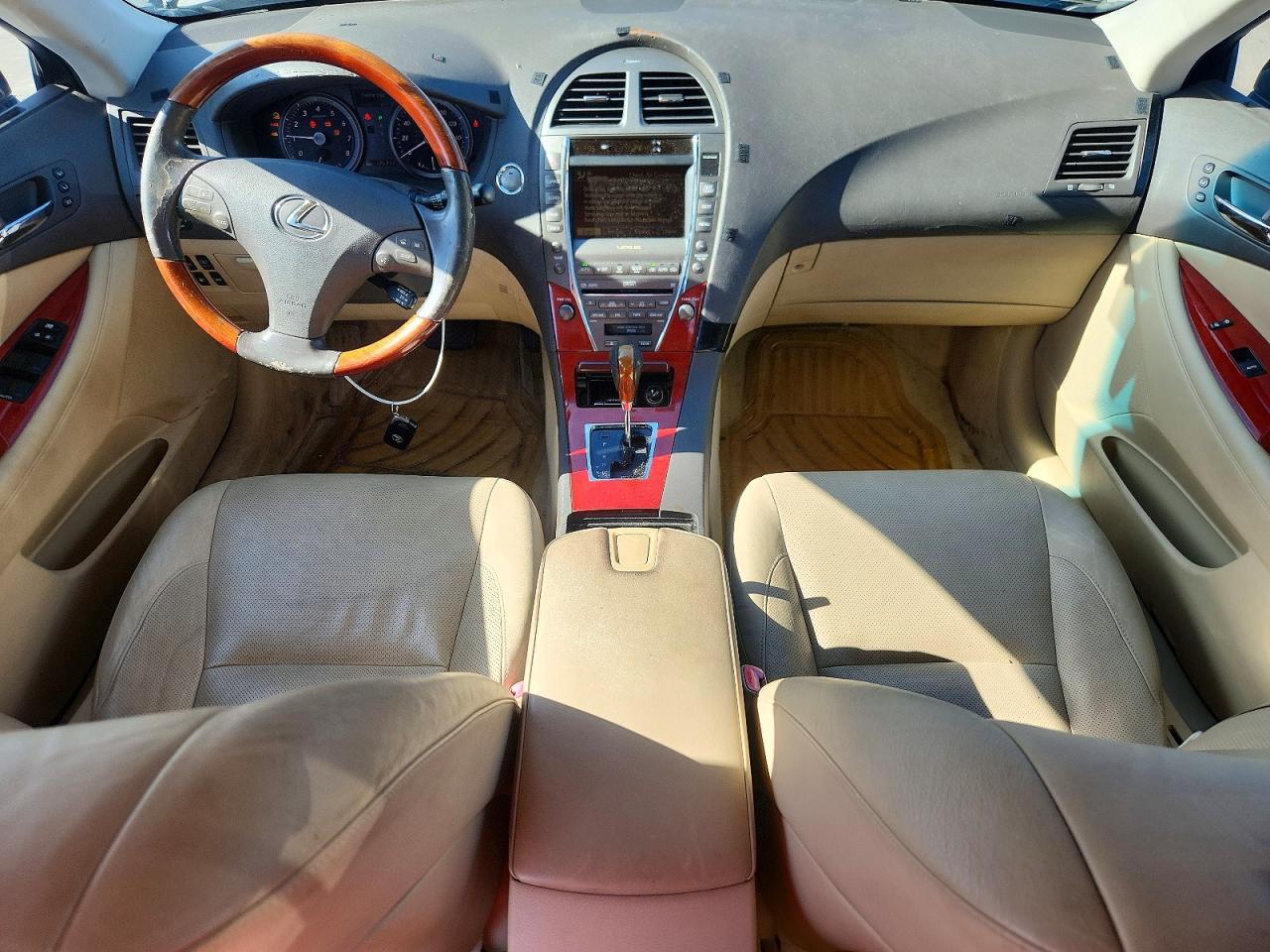 2007 Lexus Es 350 Black vin: JTHBJ46G772040381