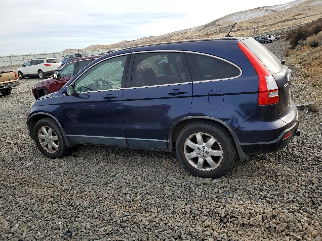 2008 Honda Cr-v Exl Blue vin: JHLRE48738C069571
