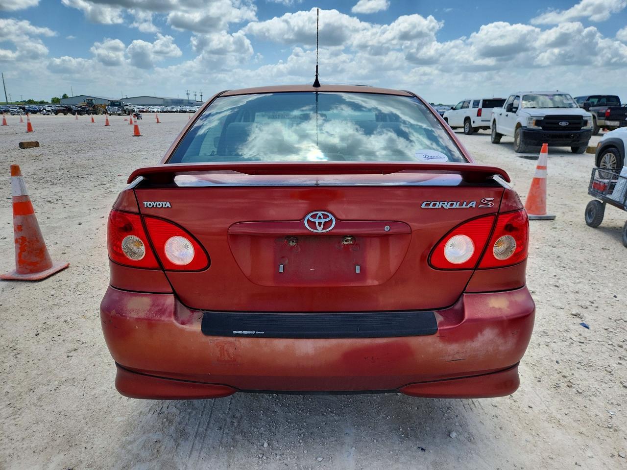 2007 Toyota Corolla S Красный vin: 1NXBR32E47Z812649