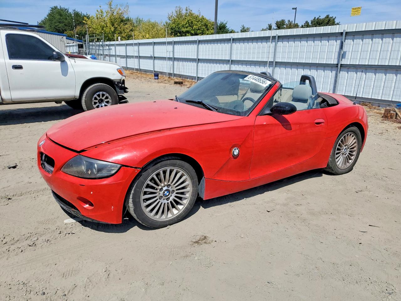 2004 Bmw Z4 3.0 Red vin: 4USBT53424LU06291