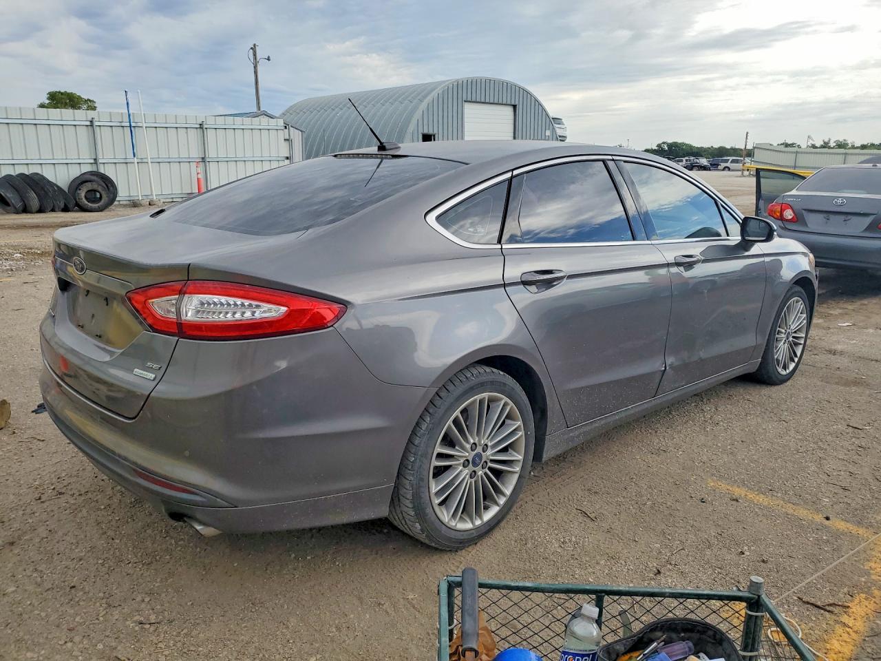 2013 Ford Fusion Se Gray vin: 3FA6P0HR1DR370281