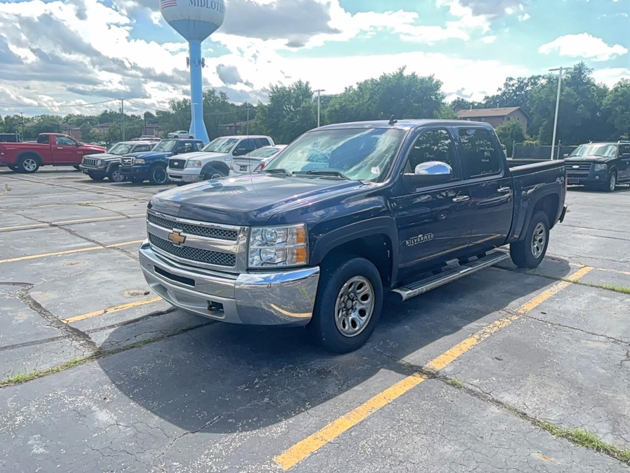 2012 Chevrolet Silverado K1500 Ls Синий vin: 3GCPKREA4CG162003