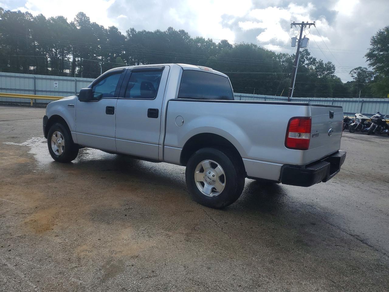 2008 Ford F150 Supercrew Серебряный vin: 1FTRW12W18FA84089