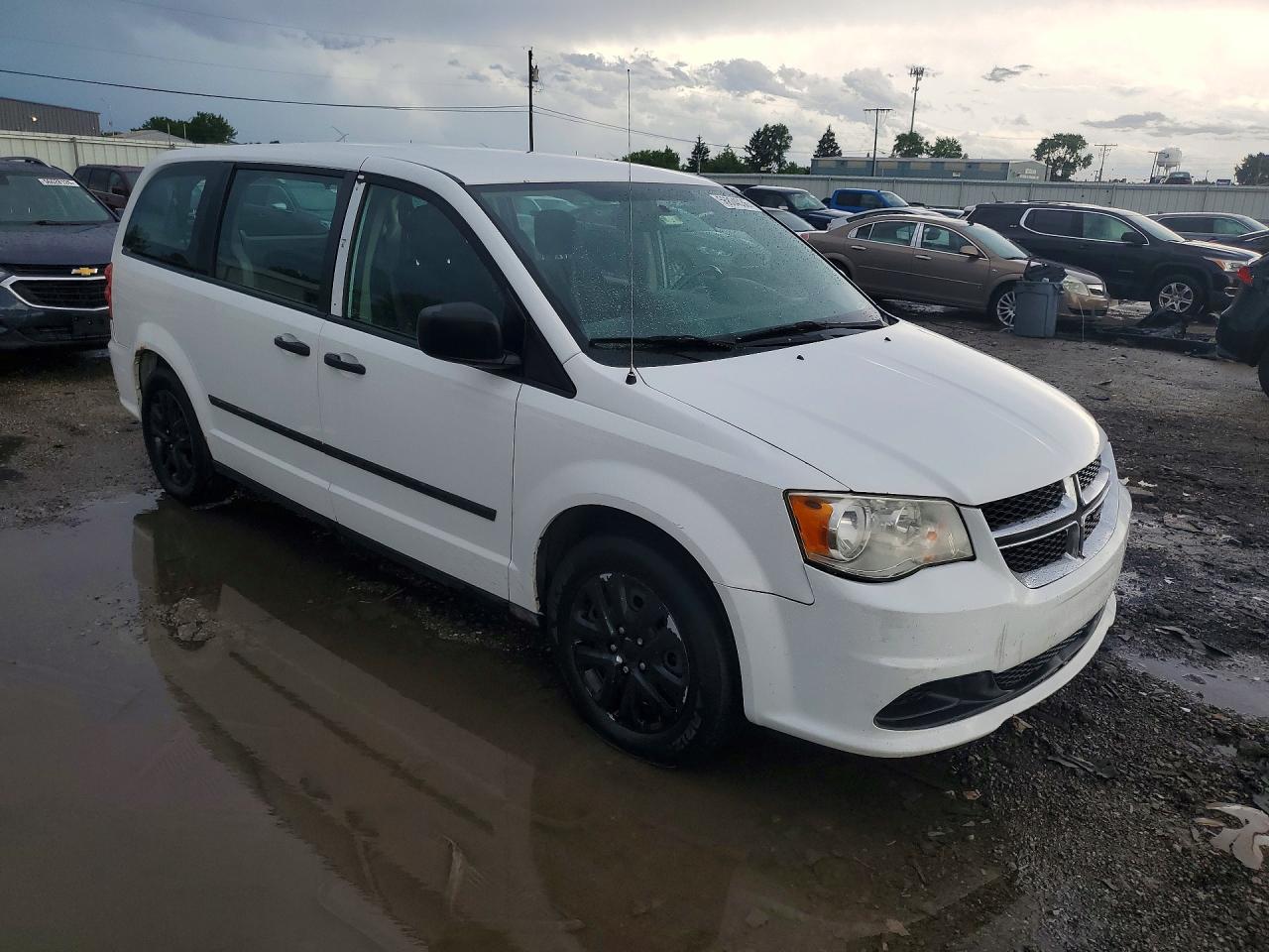 2015 Dodge Grand Caravan Se Белый vin: 2C4RDGBG2FR512114