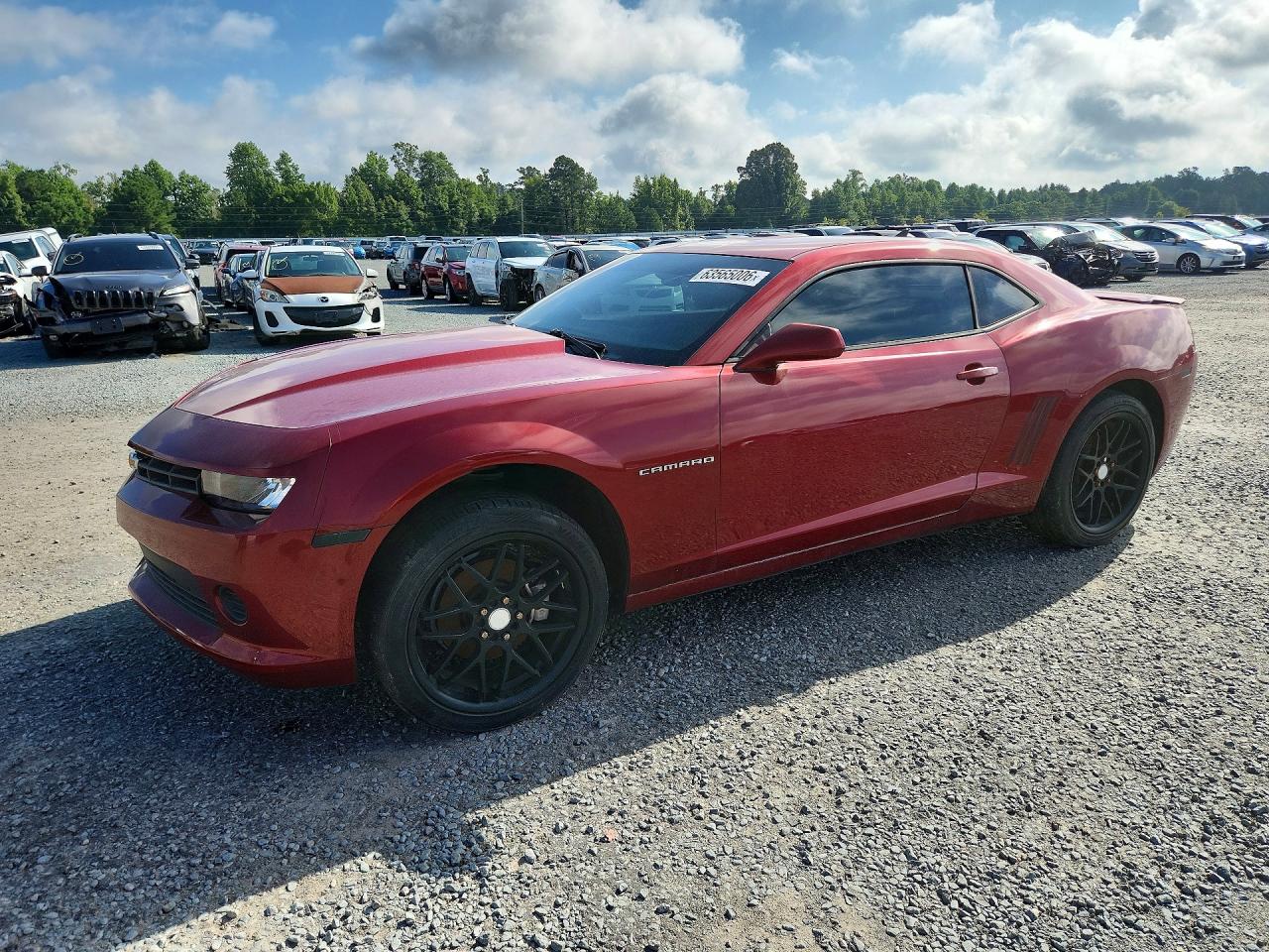 2014 Chevrolet Camaro Ls Red vin: 2G1FE1E32E9207063