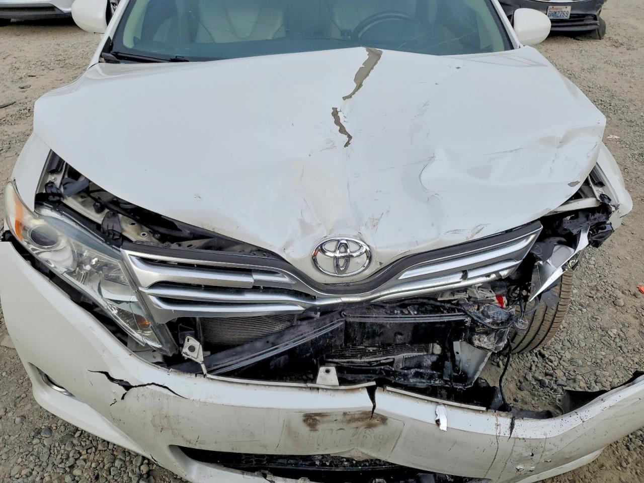 2012 Toyota Venza Xle White vin: 4T3BK3BB1CU068116