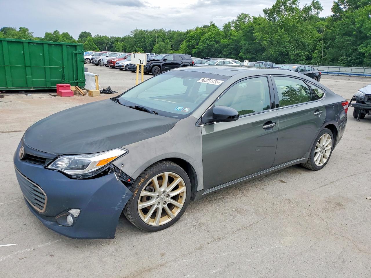 2013 Toyota Avalon Xle Touring Зеленый vin: 4T1BK1EB8DU005198