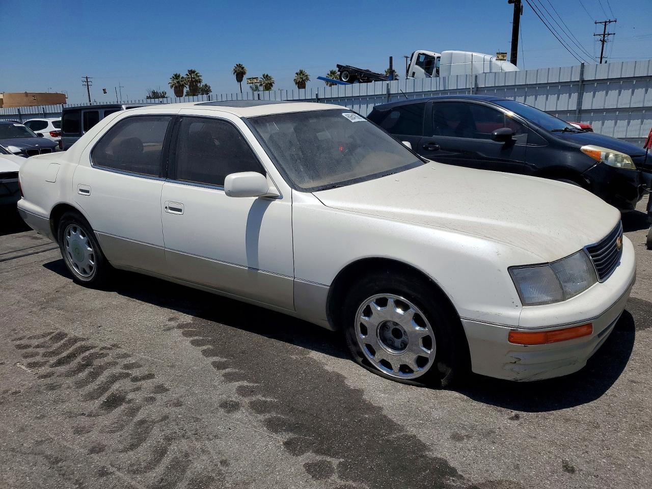 1996 Lexus Ls 400 White vin: JT8BH22F8T0036682