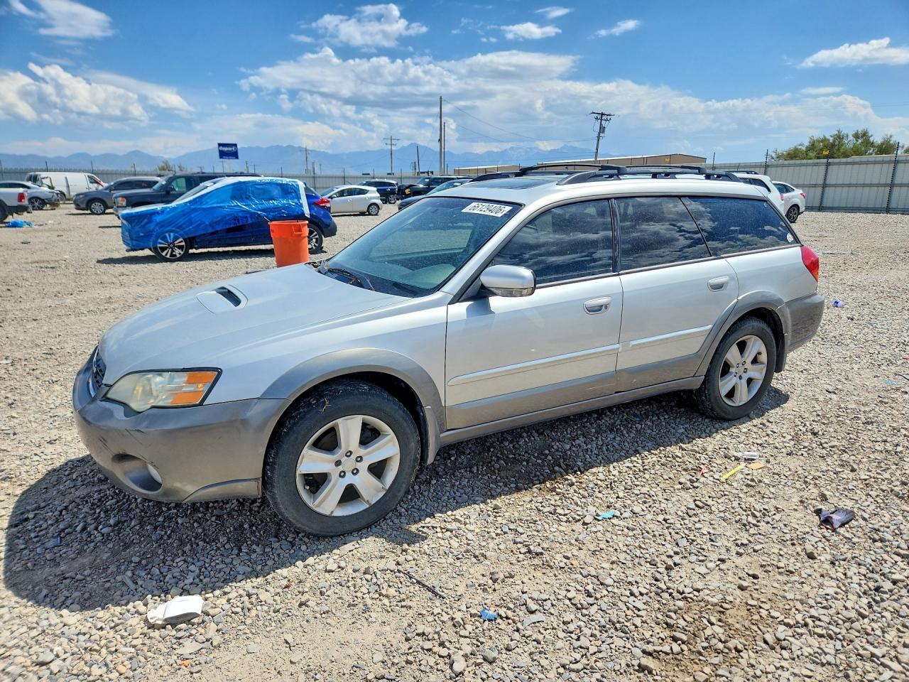 2007 Subaru Legacy Outback Silver vin: 4S4BP63C574336318