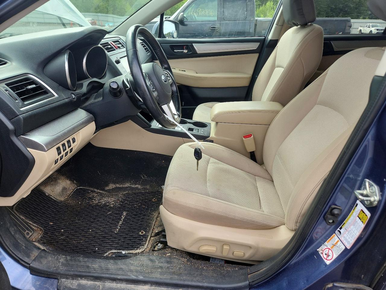 2015 Subaru Outback 2.5i Premium Blue vin: 4S4BSAHC5F3298569
