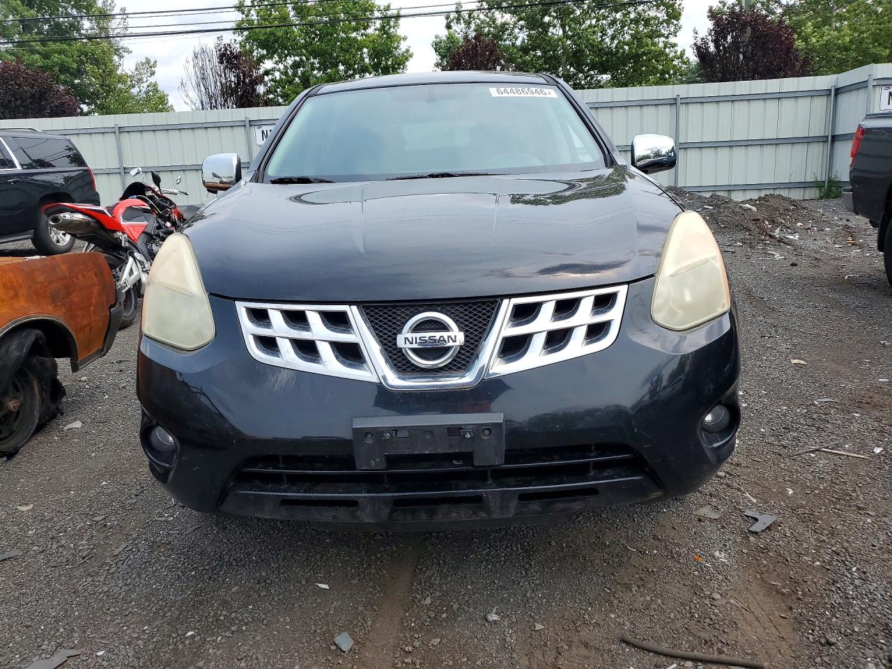 2012 Nissan Rogue S Черный vin: JN8AS5MV7CW387007