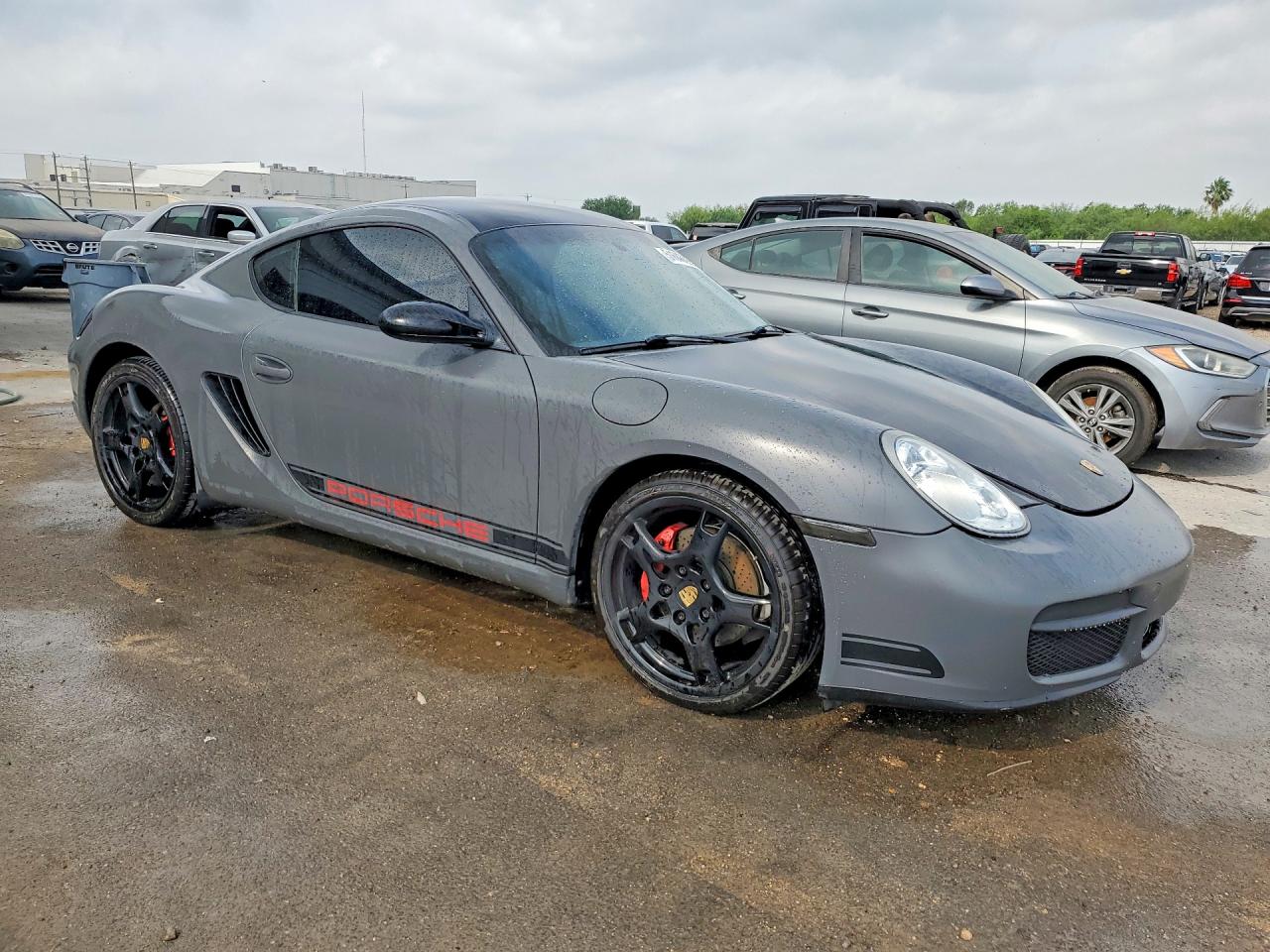 2006 Porsche Cayman S Серый vin: WP0AB29846U785806