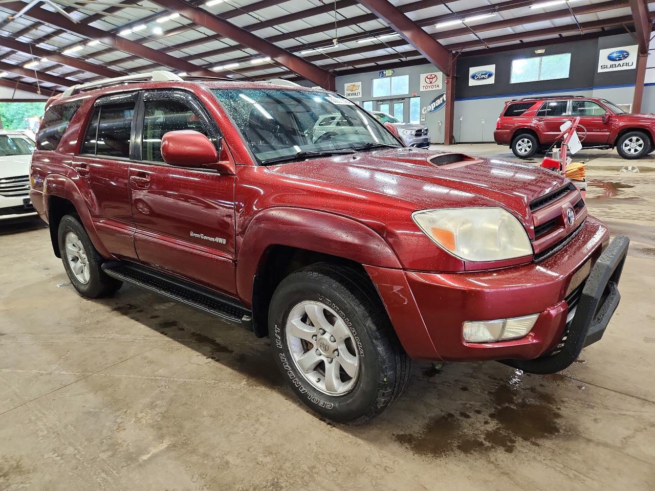 2005 Toyota 4runner Sport Edition Бордовый vin: JTEBU14R558032507