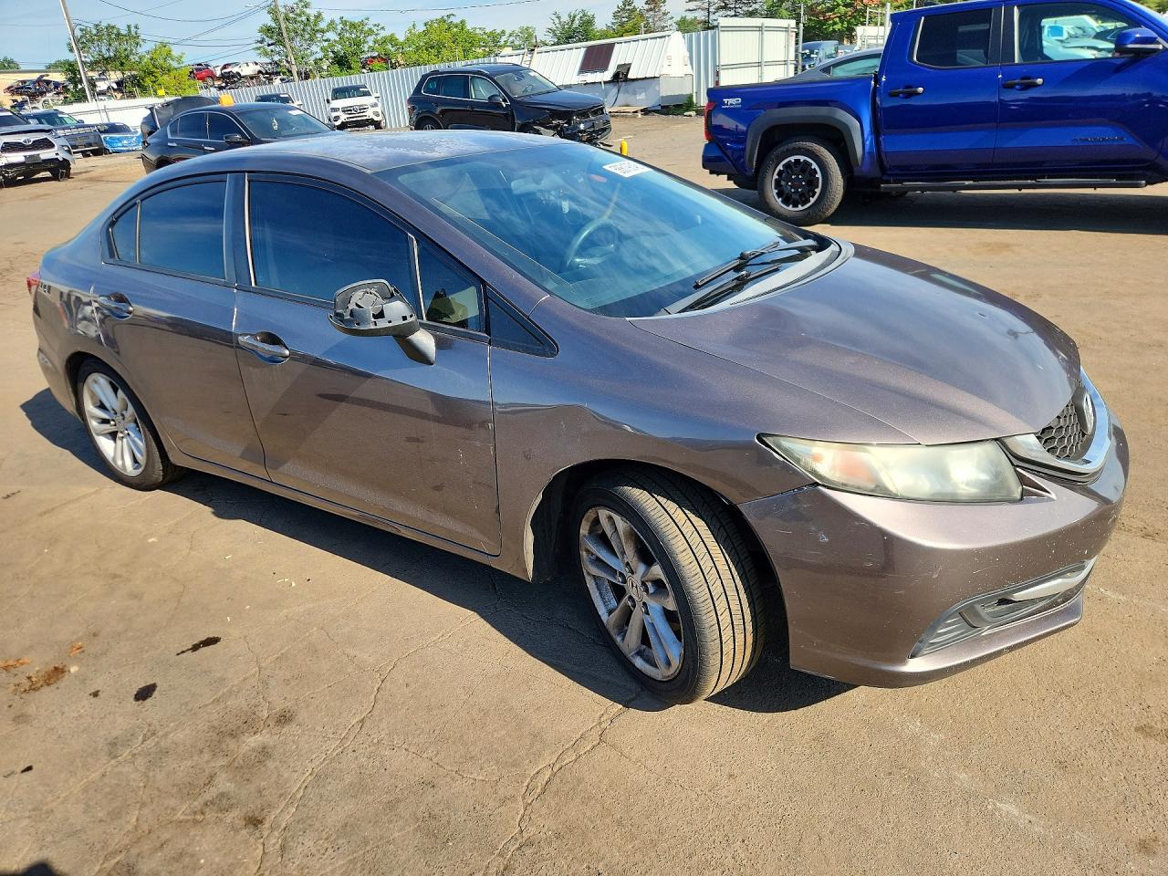 2013 Honda Civic Lx Gray vin: 2HGFB2F54DH563039