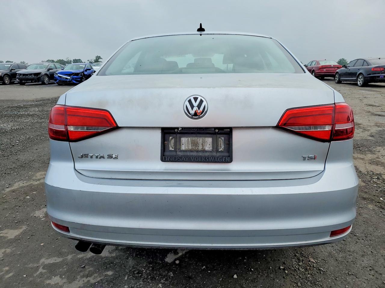 2015 Volkswagen Jetta Se Silver vin: 3VWD17AJ2FM254343
