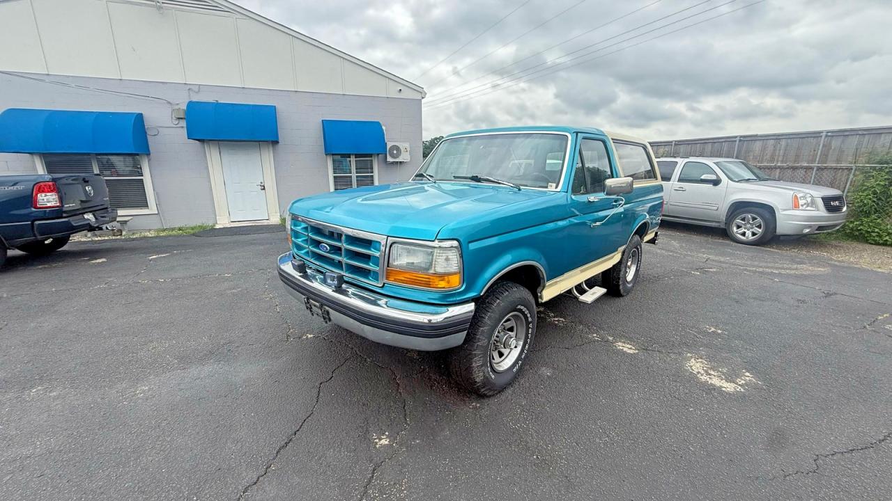 1990 Ford Bronco U100 Blue vin: 1FMEU15H7LLB17409