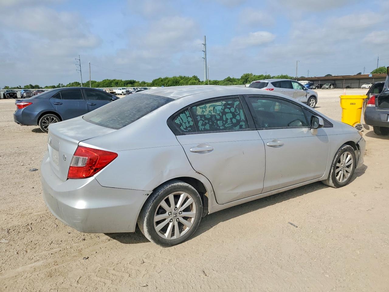 2012 Honda Civic Ex Silver vin: 2HGFB2F82CH588000