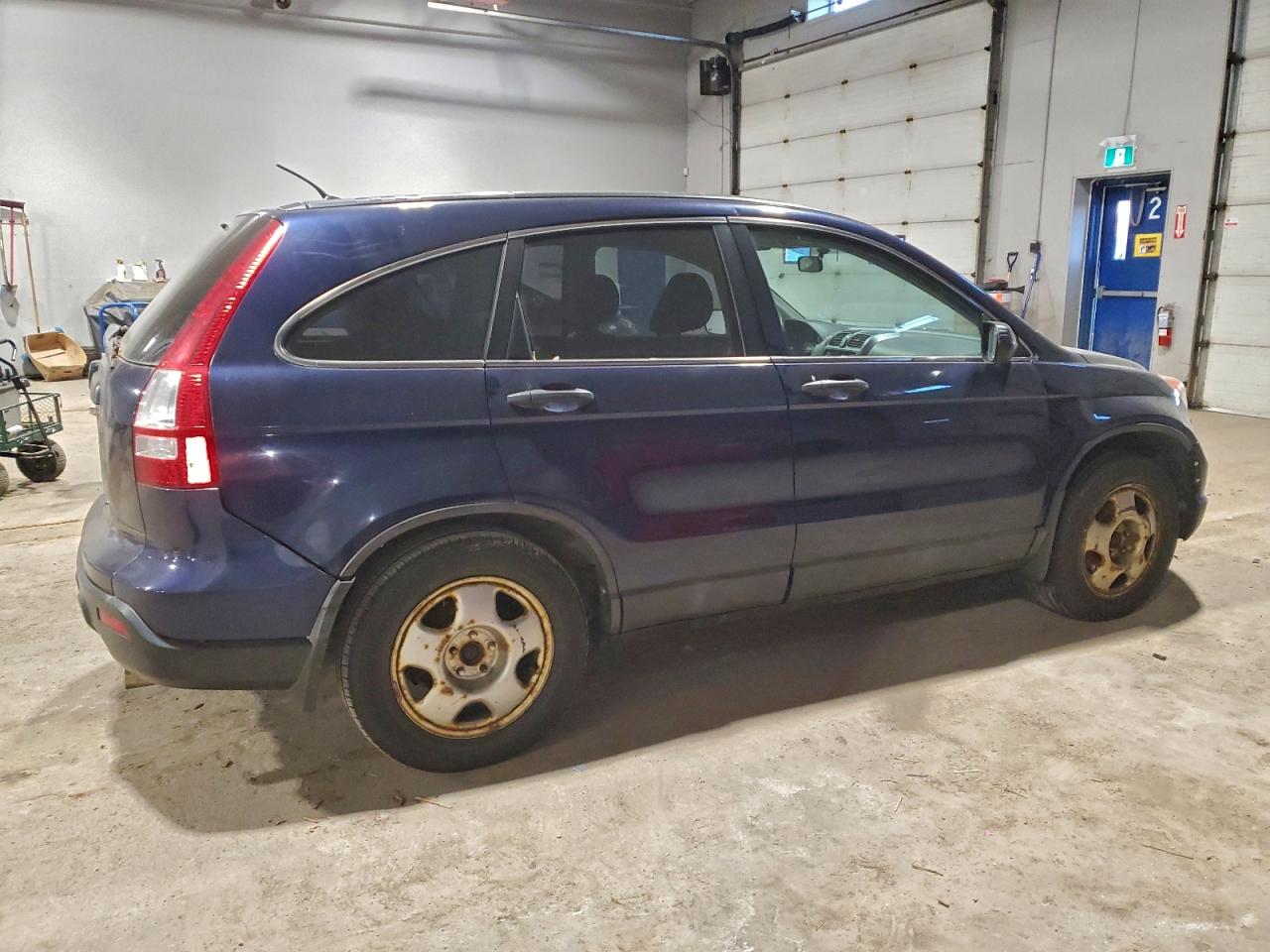 2008 Honda Cr-v Lx Blue vin: 5J6RE48328L815660