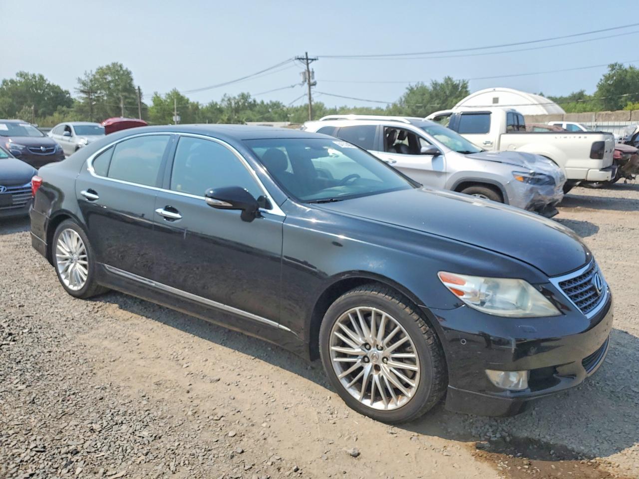 2012 Lexus Ls 460 Черный vin: JTHBL5EF7C5109815