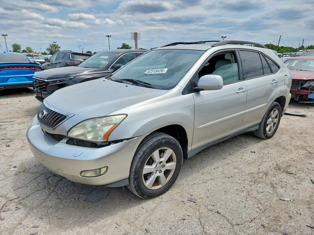 2008 Lexus Rx 350 Silver vin: 2T2HK31U78C059981