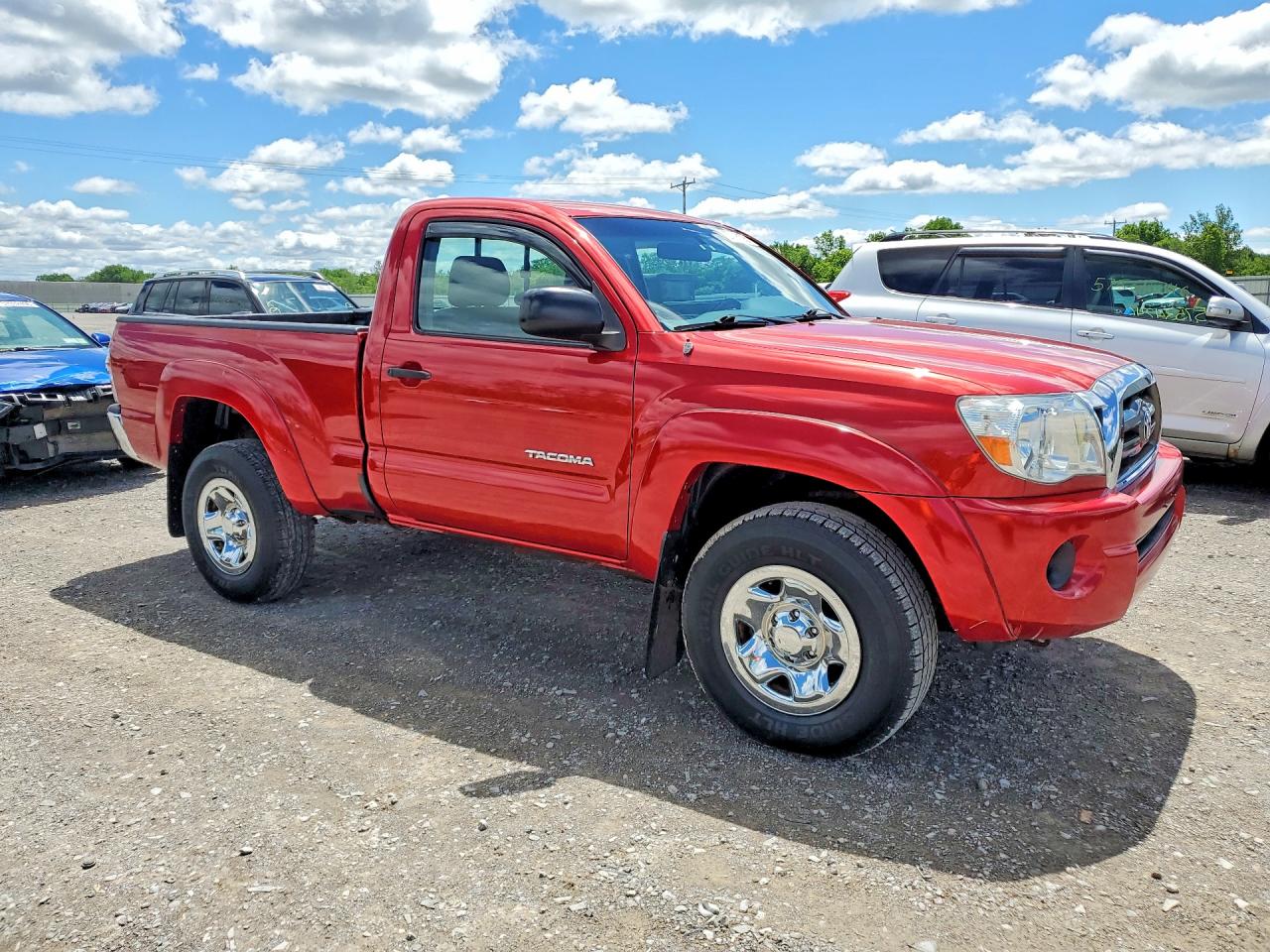 2009 Toyota Tacoma Base Red vin: 5TEPX42N29Z614782