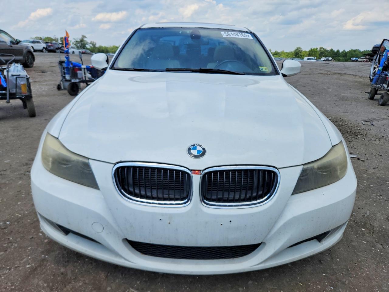 2011 Bmw 328 I Sulev White vin: WBAPH5G50BNM78413