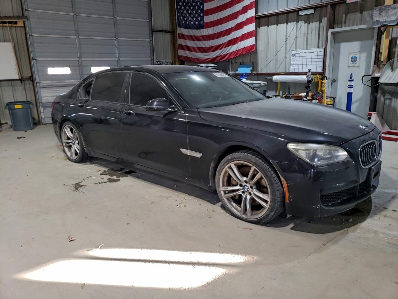 2014 Bmw 750 Li Charcoal vin: WBAYE8C56ED135698