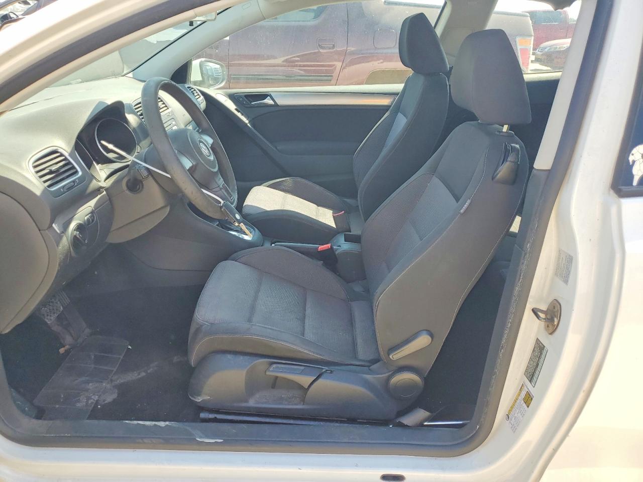 2010 Volkswagen Golf White vin: WVWBA7AJ9AW125681