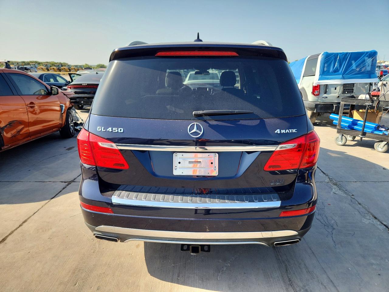 2015 Mercedes-benz Gl 450 4matic Blue vin: 4JGDF6EE7FA449245