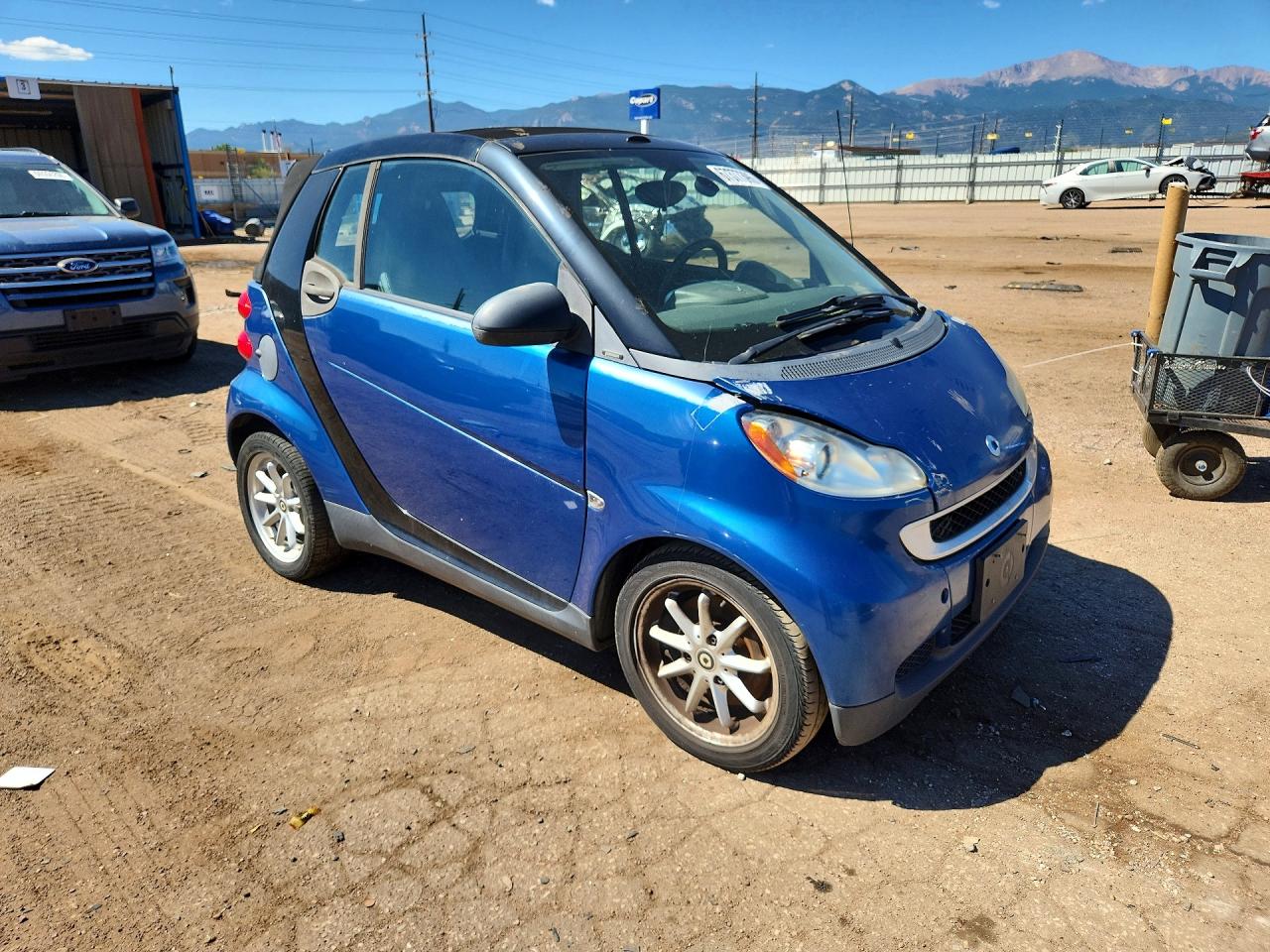2009 Smart Fortwo Passion Blue vin: WMEEK31X39K229059