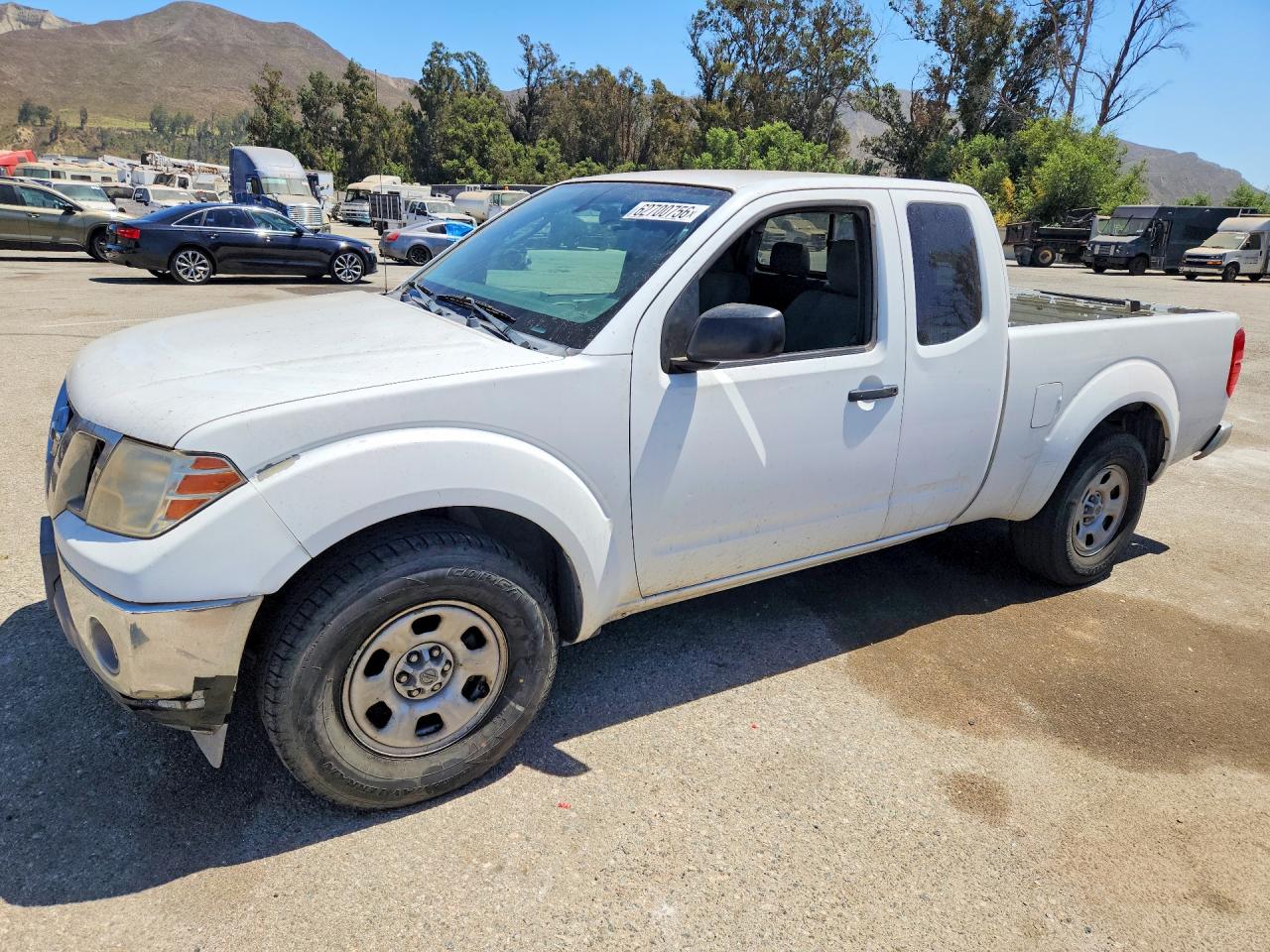 2010 Nissan Frontier Xe White vin: 1N6BD0CT3AC435532
