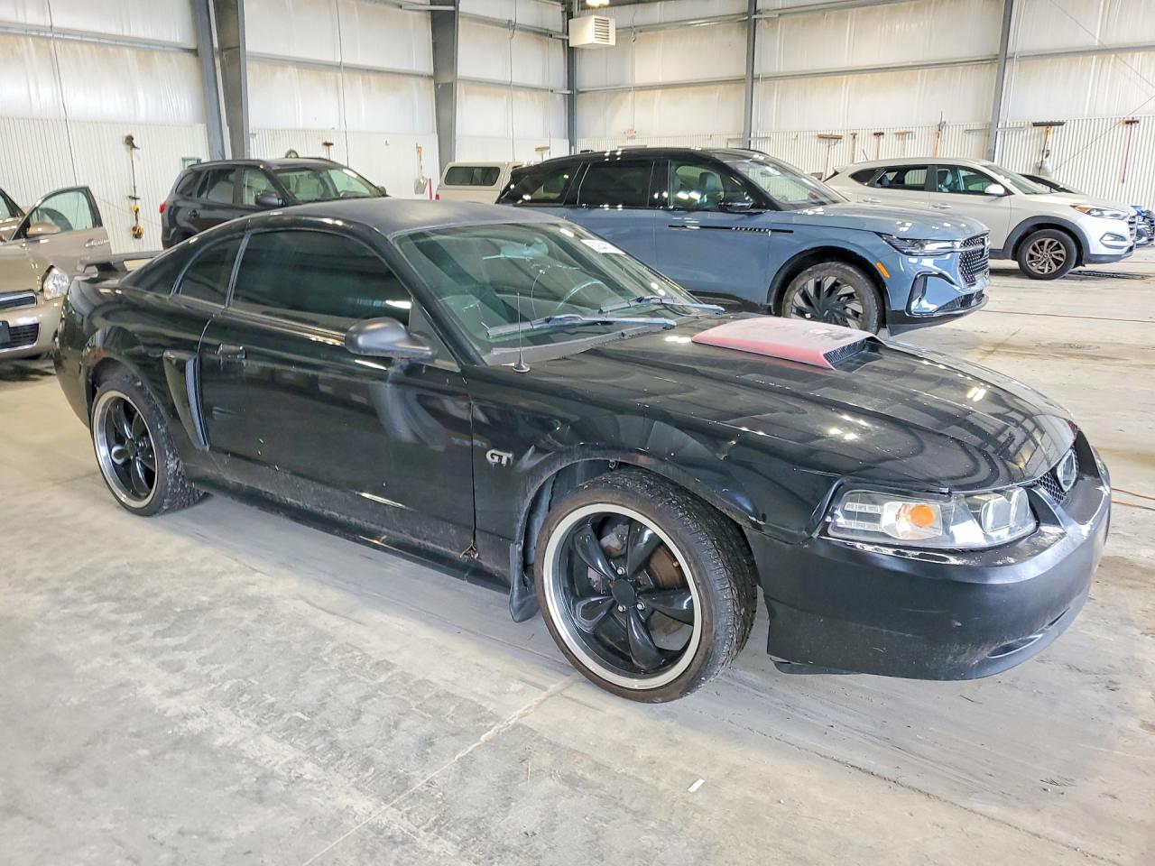 2002 Ford Mustang Gt Black vin: 1FAFP42X32F182273