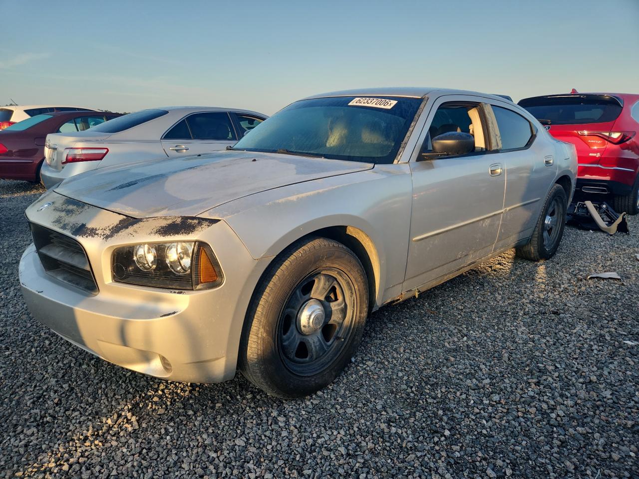 2007 Dodge Charger Se Silver vin: 2B3LA43R37H730374