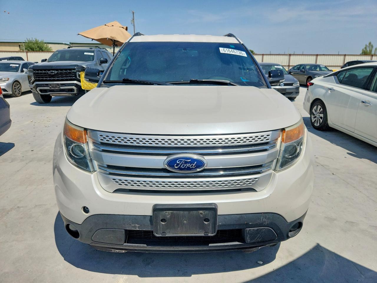2014 Ford Explorer Xlt White vin: 1FM5K7D80EGA13043