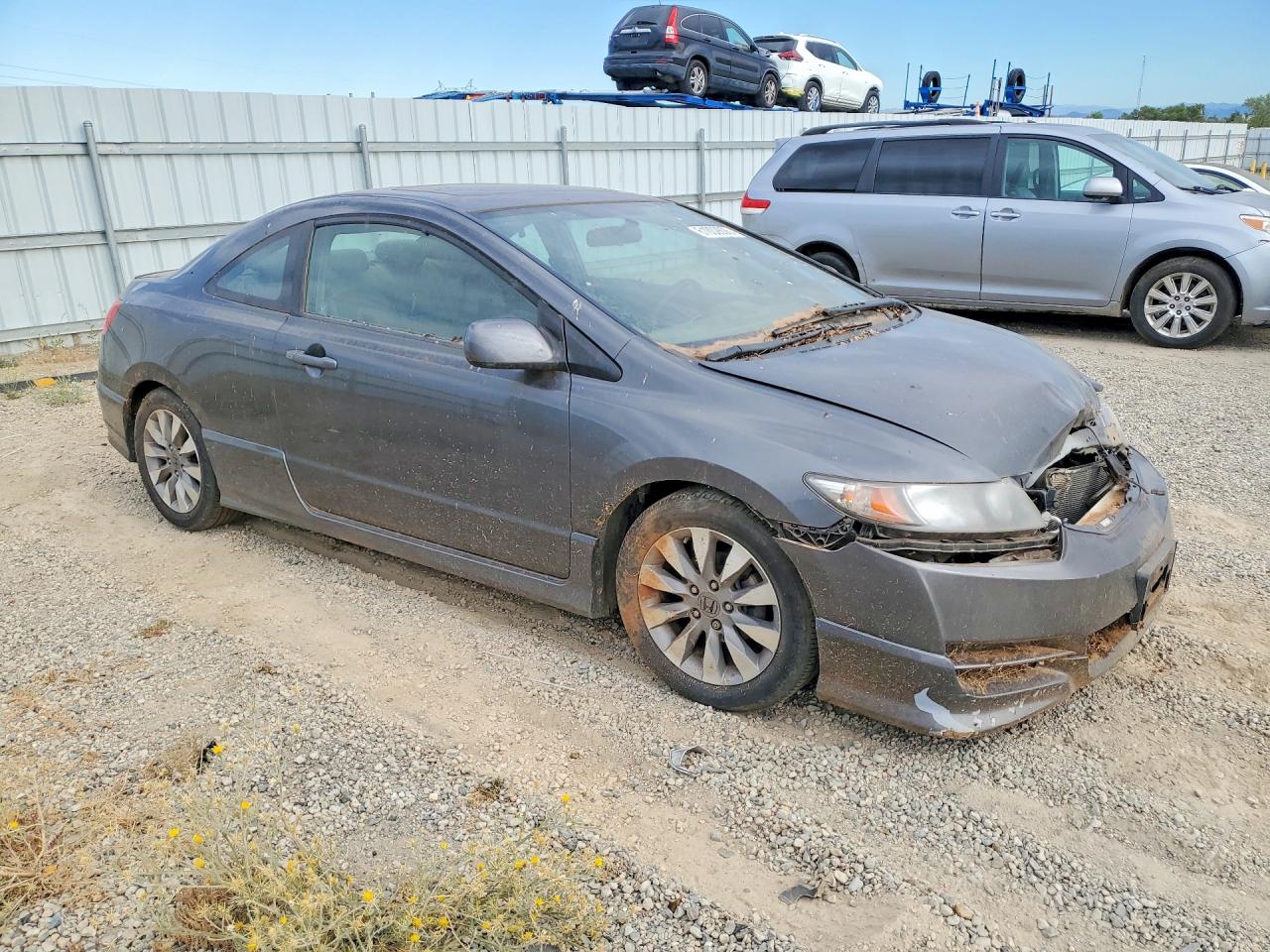 2011 Honda Civic Exl Gray vin: 2HGFG1B9XBH509908