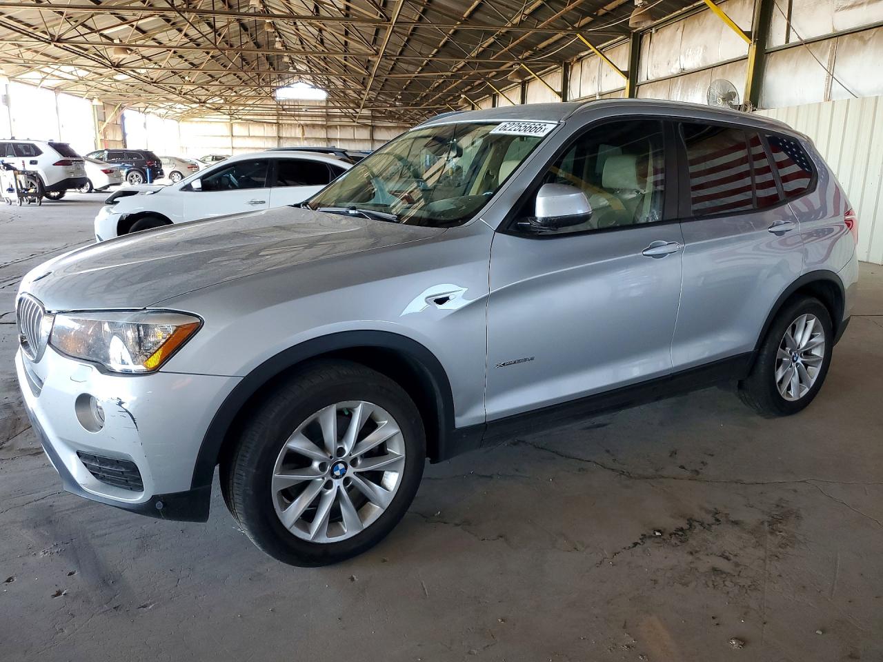 2015 Bmw X3 Xdrive28d Серебряный vin: 5UXWY3C50F0E96634