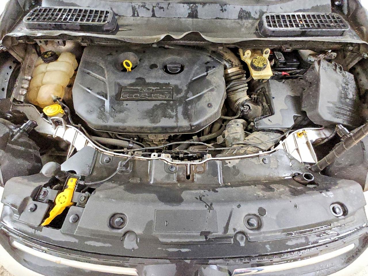 2014 Ford Escape Se Silver vin: 1FMCU9G9XEUC09574