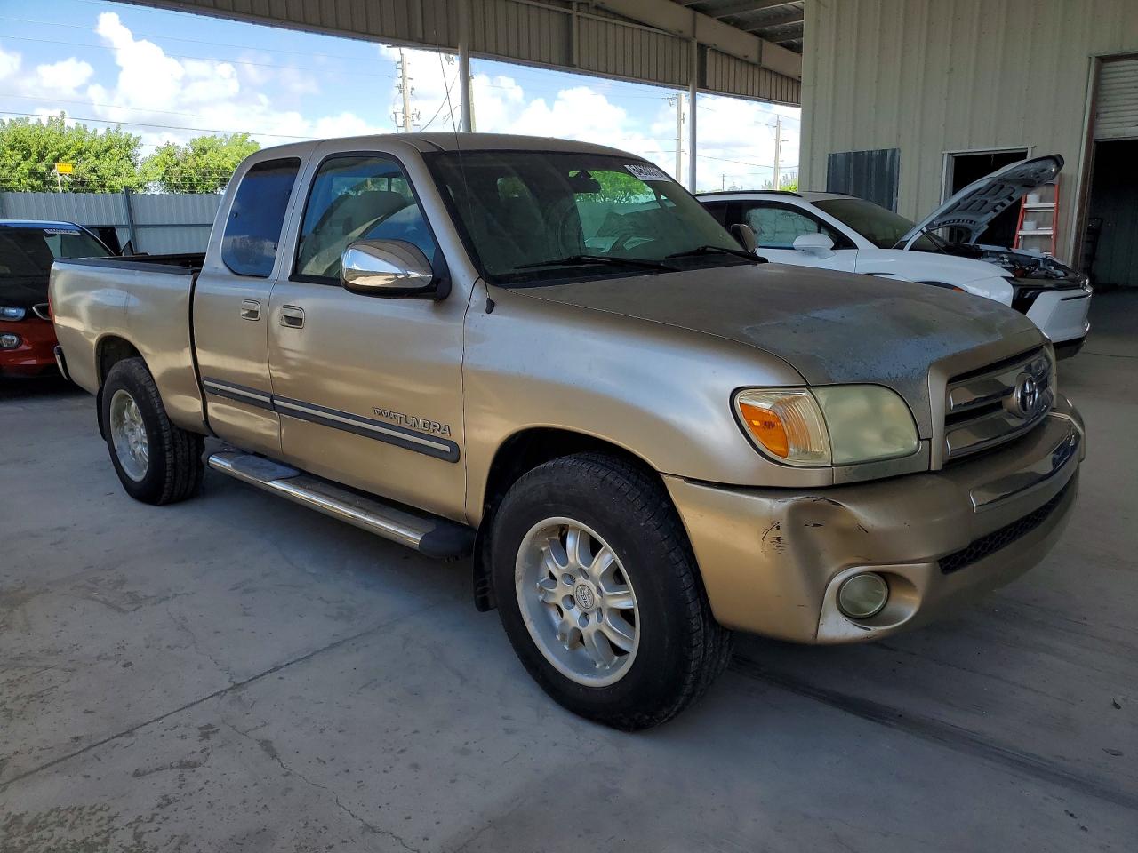 2005 Toyota Tundra Access Cab Sr5 Tan vin: 5TBRT34115S470697