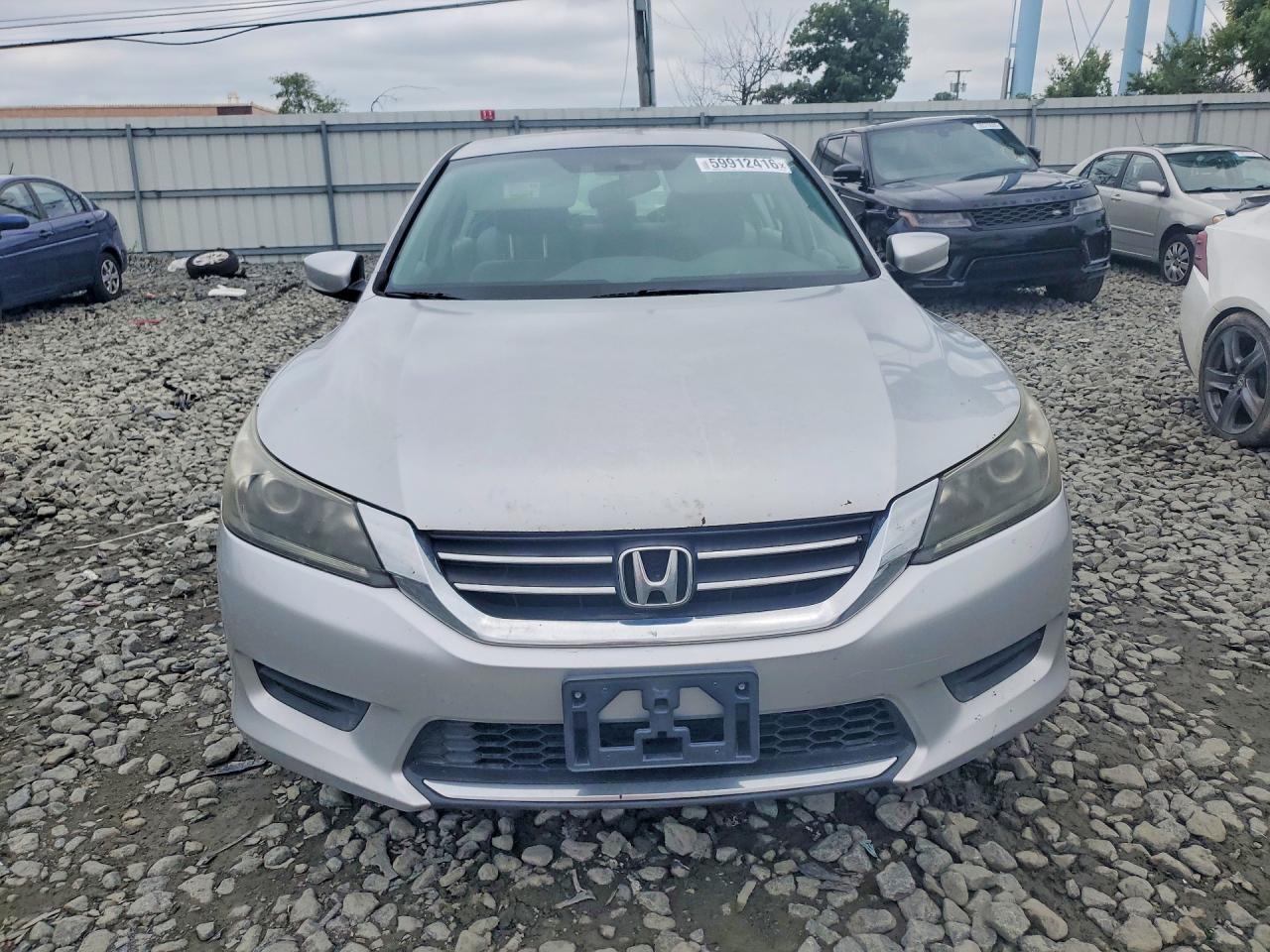 2013 Honda Accord Lx Silver vin: 1HGCR2F36DA075898