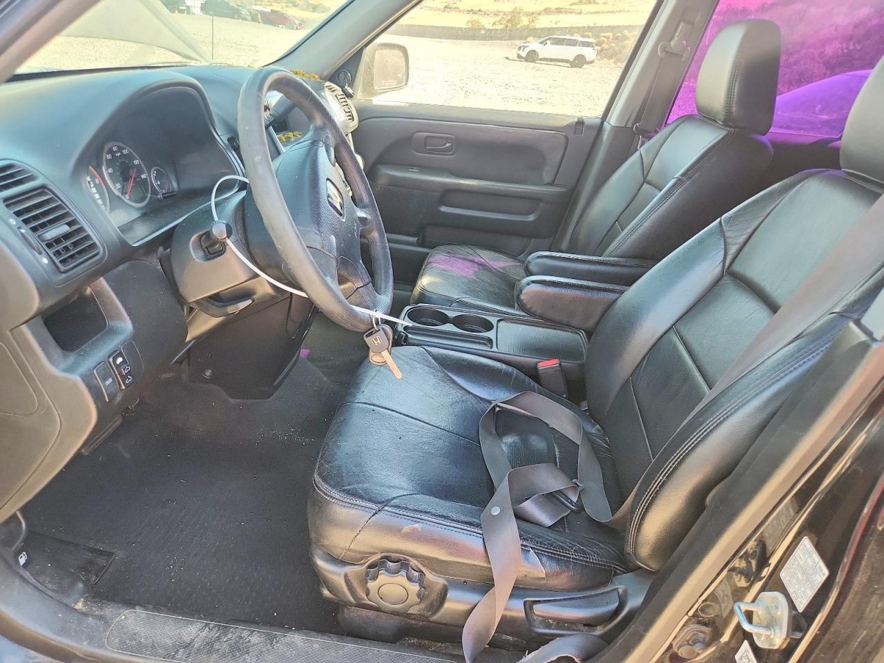 2003 Honda Cr-v Ex Black vin: JHLRD78893C037617