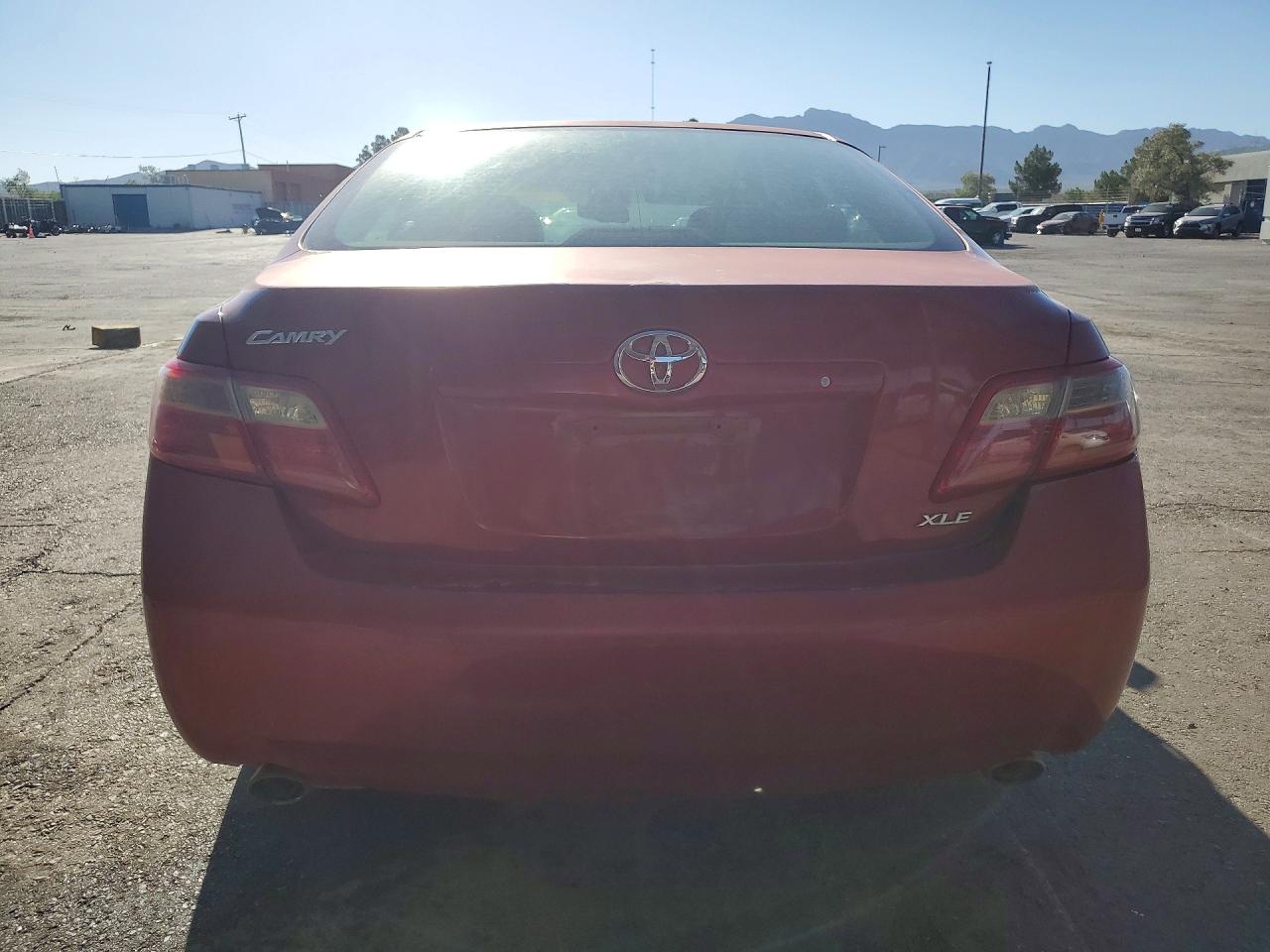 2007 Toyota Camry Xle V6 Red vin: 4T1BK46K87U011572