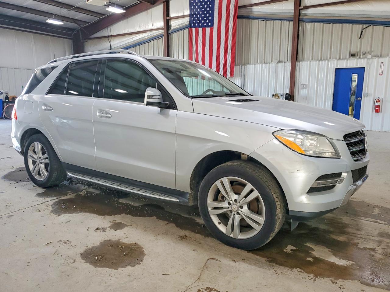 2015 Mercedes-benz Ml 350 4matic Silver vin: 4JGDA5HB5FA532795