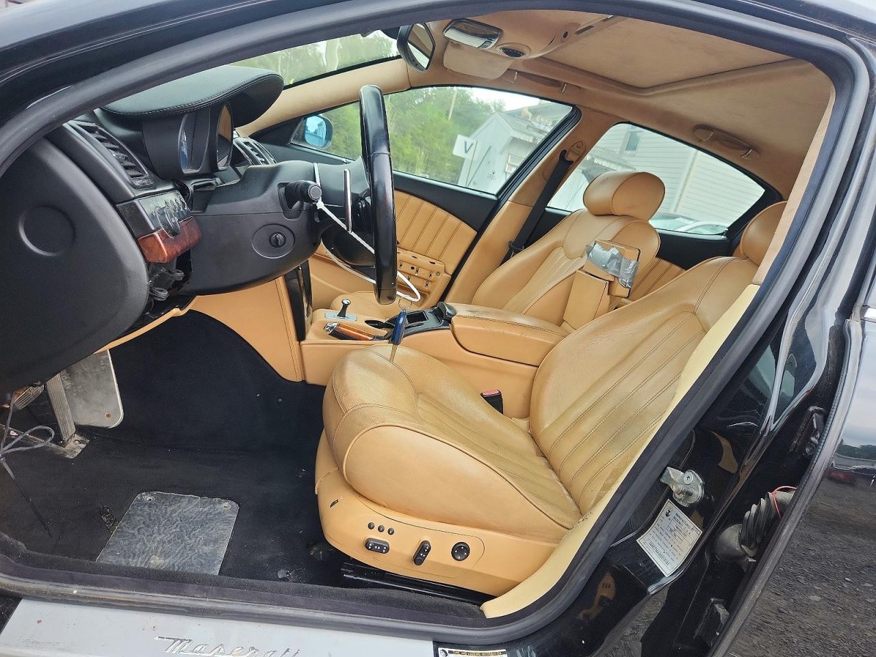 2005 Maserati Quattroporte M139 Black vin: ZAMCE39A350018104