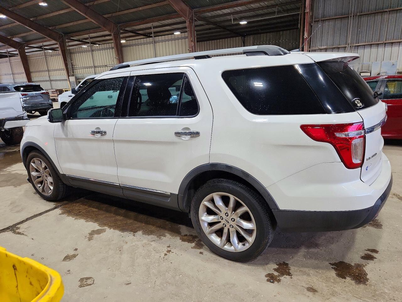 2013 Ford Explorer Limited White vin: 1FM5K7F91DGB53073