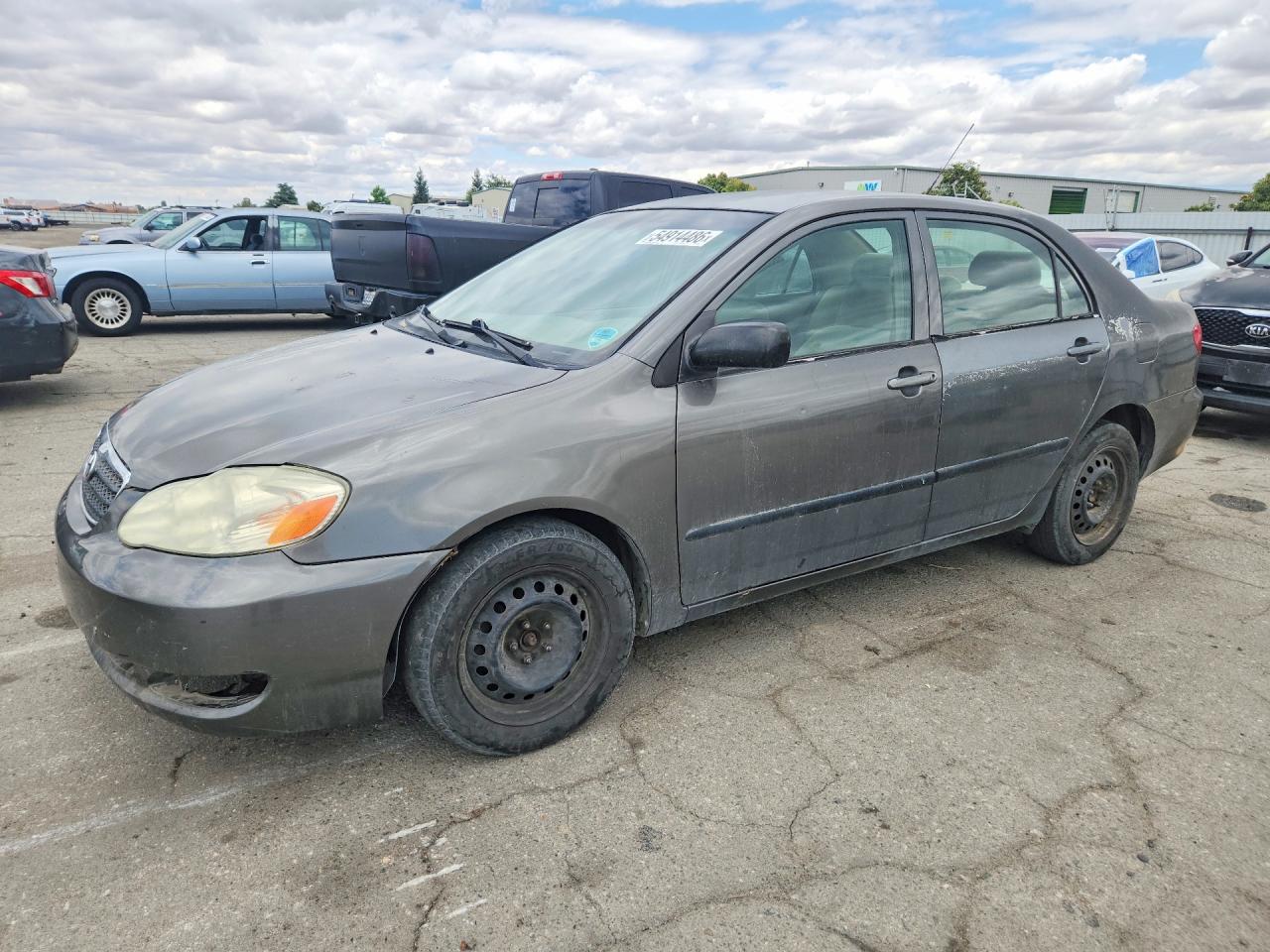 2007 Toyota Corolla Ce Серый vin: 1NXBR32E17Z808462
