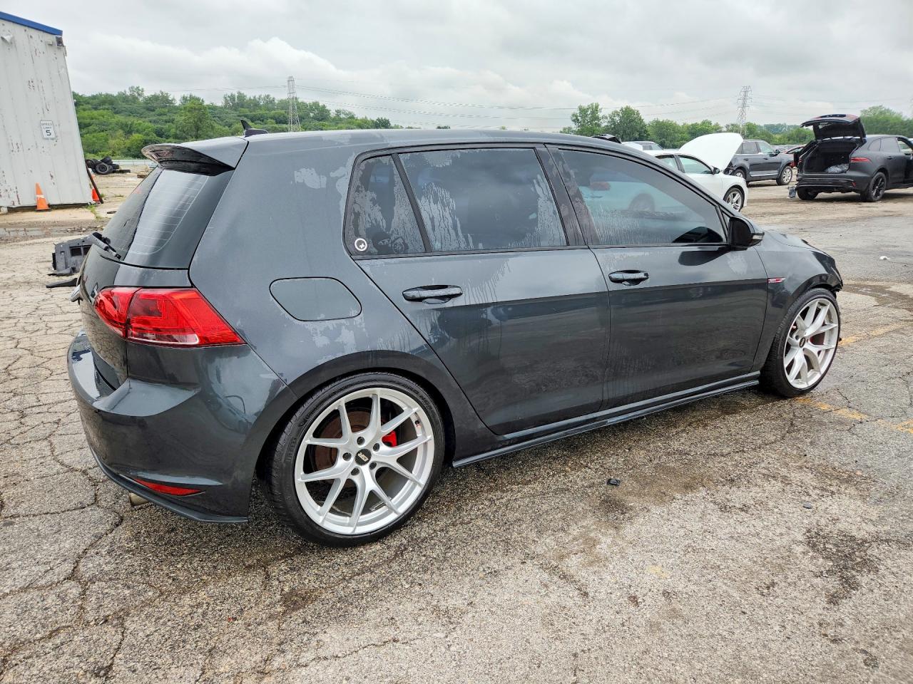 2015 Volkswagen Gti Серый vin: 3VW4T7AU8FM001189