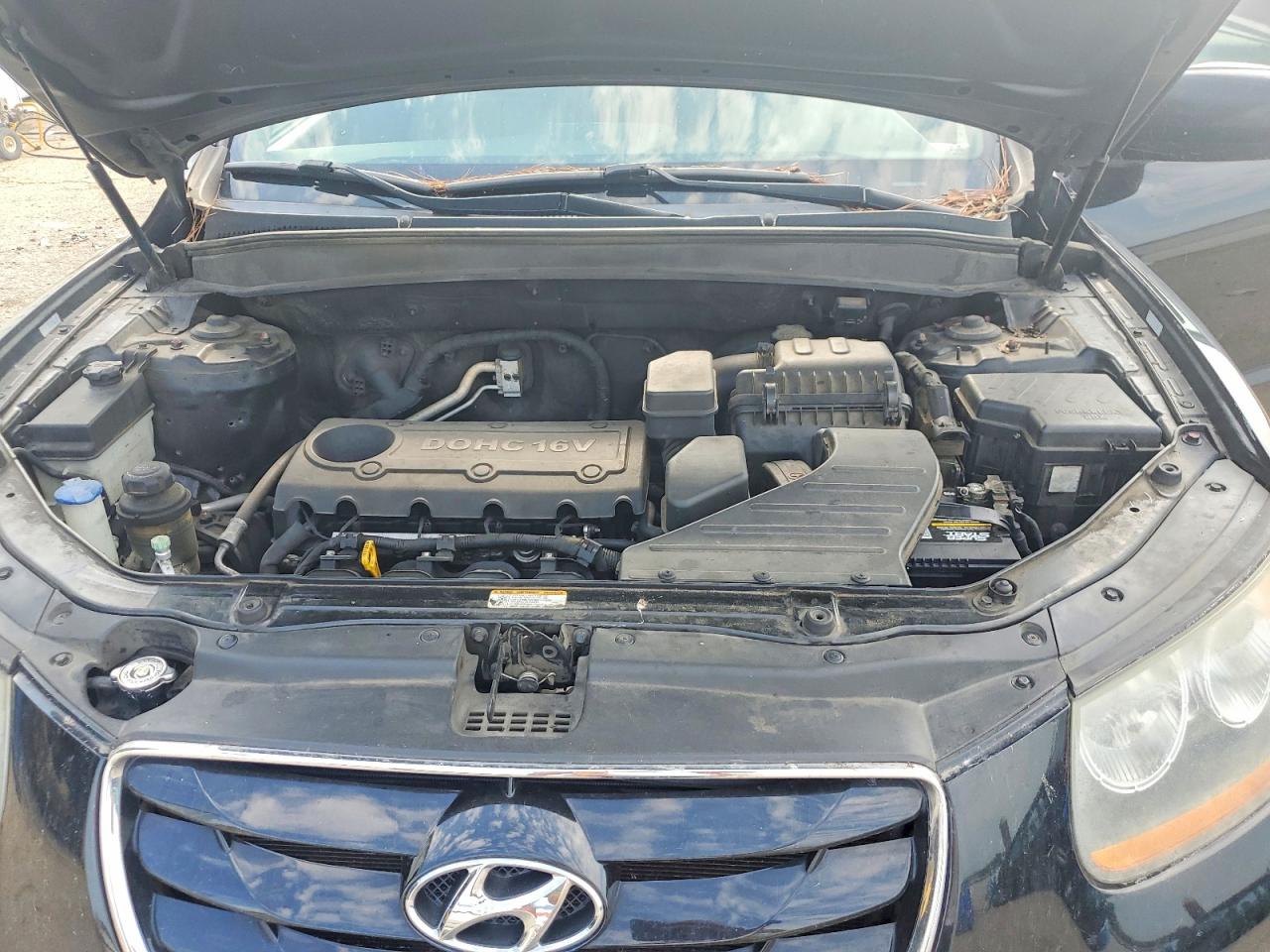 2011 Hyundai Santa Fe Limited Black vin: 5XYZK3AB9BG055188