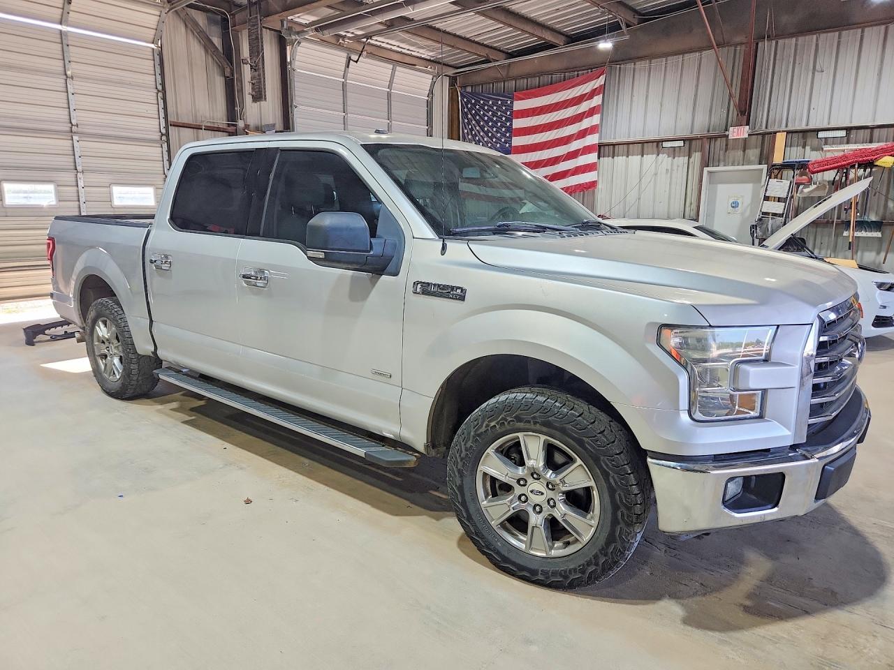 2015 Ford F150 Supercrew Silver vin: 1FTEW1CP5FKD37005